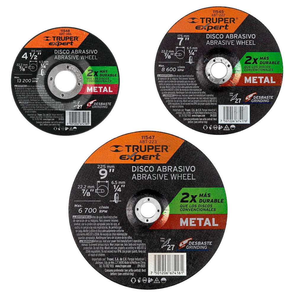 DISCO CORTE METAL 41/2 TRUP ABT-390