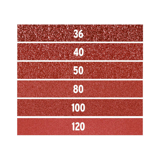 LIJA ESMERIL ROJA GRANO 80 LIMER-80
