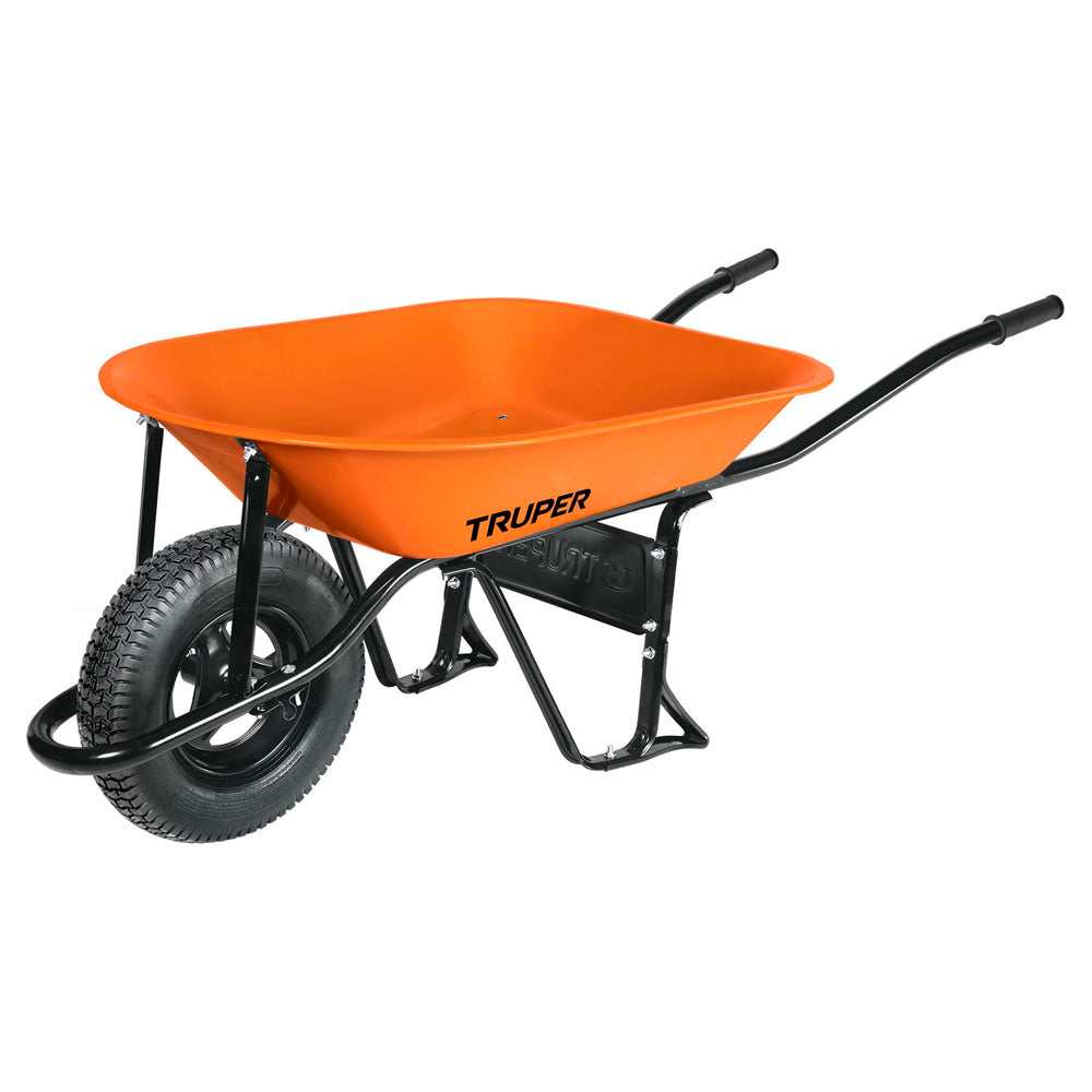 CARRETILLA 4.5FT LLANTA NEUMATICA REFORZADA TRUPER