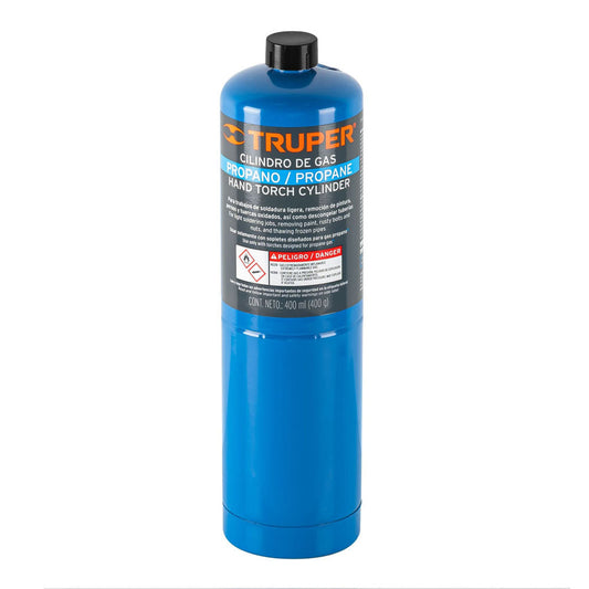 CILINDRO DE GAS PROPANO DE 400 G, AZUL