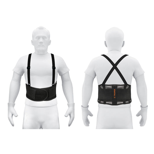FAJA VENTILADA CON TIRANTES, TALLA EXTRA-GRANDE