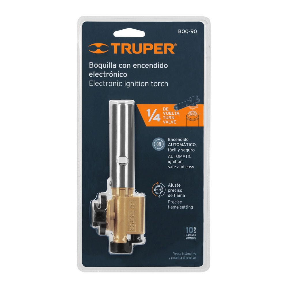 BOQUILLA C/ENCENDIDO ELECT P/LATA C/ENT 1/4 VLTA TRUPER BOQ-90