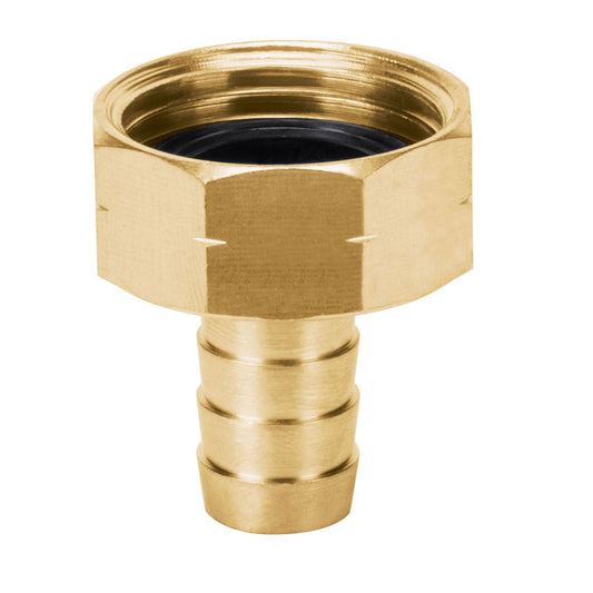 CONEXIÓN DE LATON HEMBRA DE 3/4' PARA MANGUERA, BLISTER