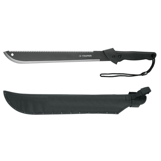 MACHETE DOBLE FILO "18" CON FUNDA