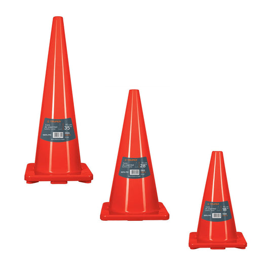 CONO DE PRECAUCIÒN DE PVC DE 45