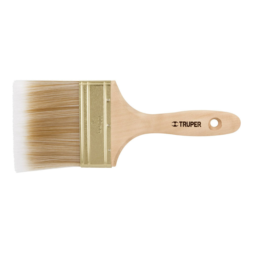 BROCHA CERDAS SINTETICAS MANGO MADERA CORTE RECTO 2"