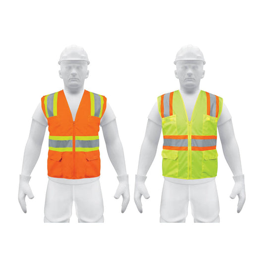 CHALECO DE SEGURIDAD C/ CINTA REFLEJANTEY BOLSILLOS