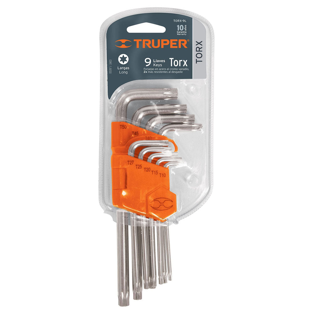 JUEGO DE LLAVES ALLEN TIPO TORX TORX-9L