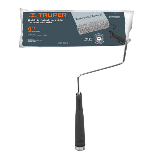 RODILLO PARA PINTAR, FELPA 9X 7/16", DE PVC