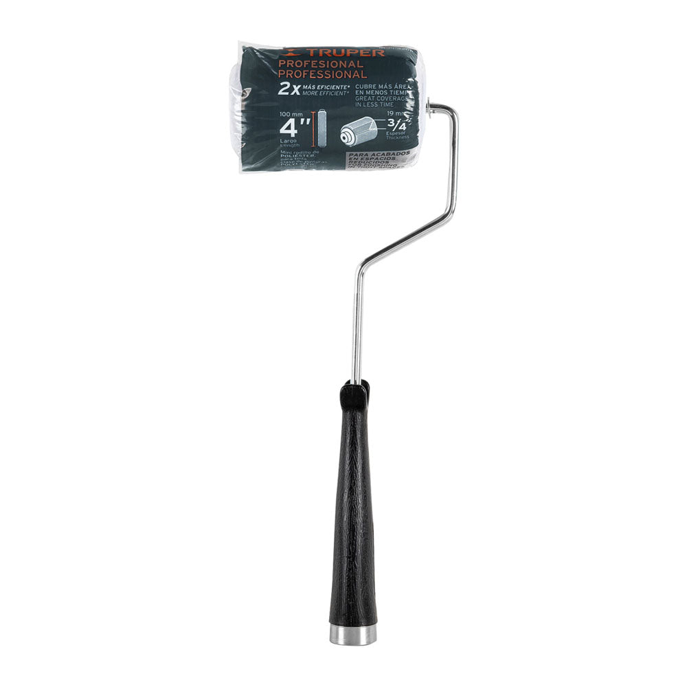 MINI RODILLO PARA PINTAR, FELPA 4X 3/4" DE POLIESTER