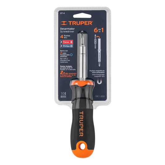 DESARMADOR 4 PUNTAS TRUP DT-4