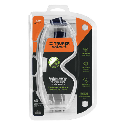 GOGLES DE SEGURIDAD PROF GOT-X TRUPER