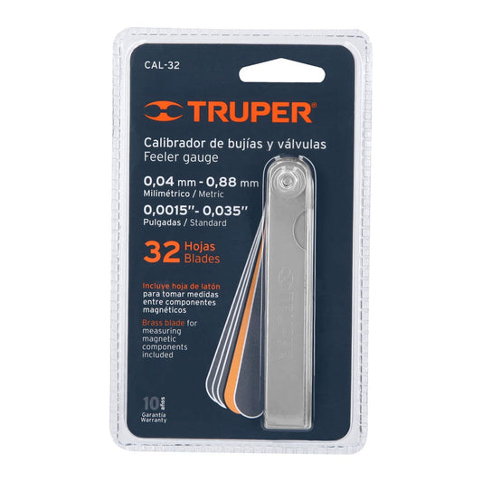 CALIBRADOR  DE BUJIAS  32 HOJAS
