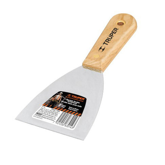 ESPATULA FLEX MANGO DE MADERA 6" ET-6F