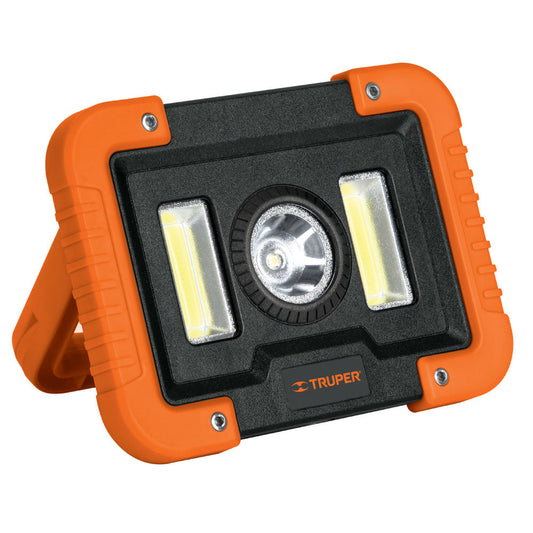 LAMPARA DE TRABAJO RECARGABLE DE LEDS LATERALES Y CENTRAL