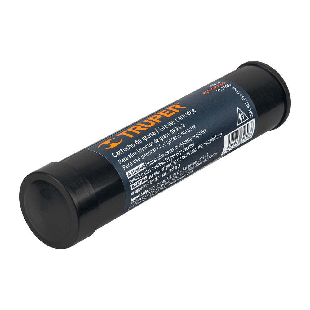 CARTUCHO DE REPUESTOP C/GRASA 3 OZ TRUPER  REP-GRAS-3