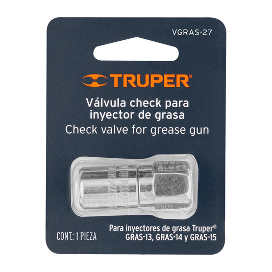 VALVULA CHECK PARA GRASERA 27 NPT