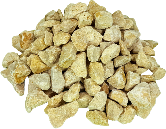 PIEDRA TRITURADA AMARILLA 10 KG