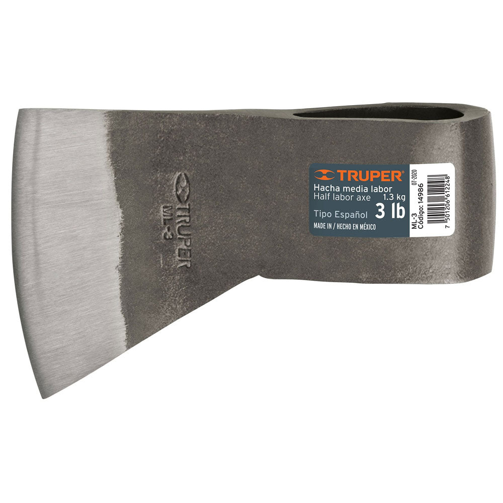 HACHA LABOR ENTERA 4 LB SIN MANGO LE-4