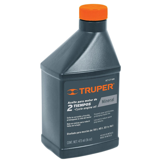 ACEITE MINERAL PARA MOTOR DE DOS TIEMPO 16 OZ ACT-2T-16M