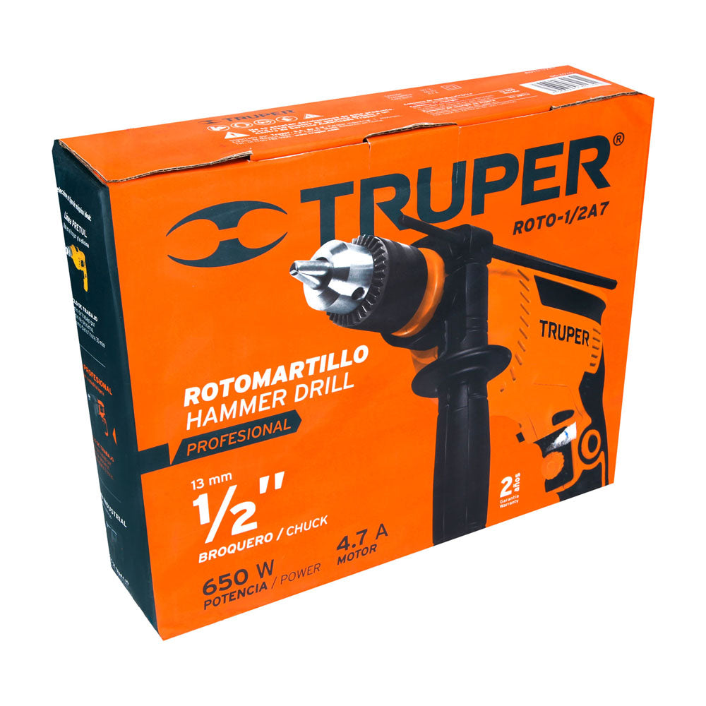 ROTOMARTILLO 1/2", PROFESIONAL, 550 W