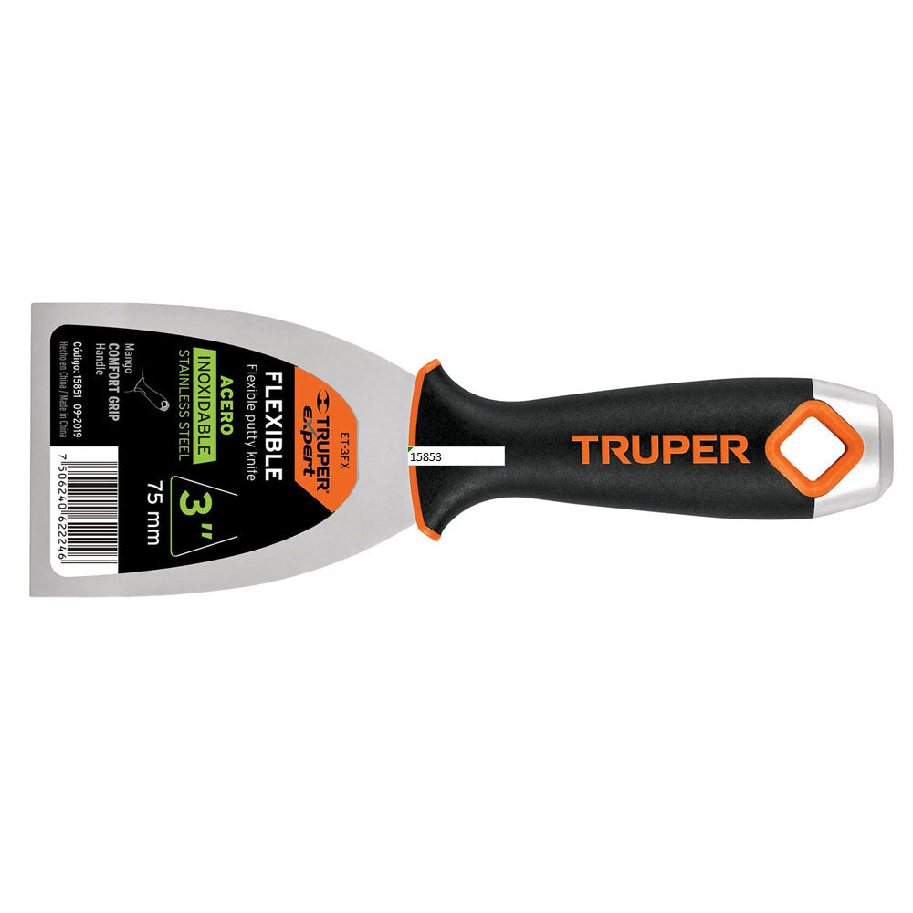 ESPÁTULA 5',  FLEXIBLE, ACERO INOXIDABLE