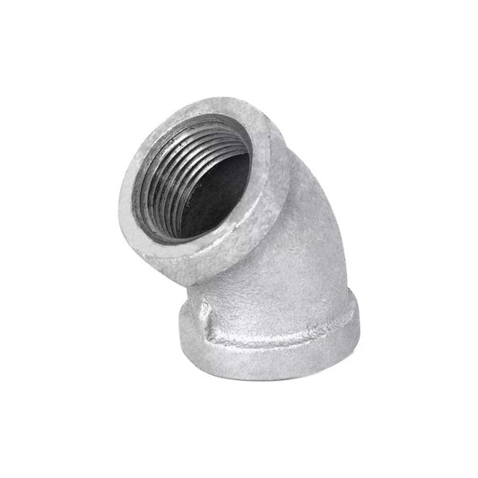CODO GALVANIZADO 1 X 45