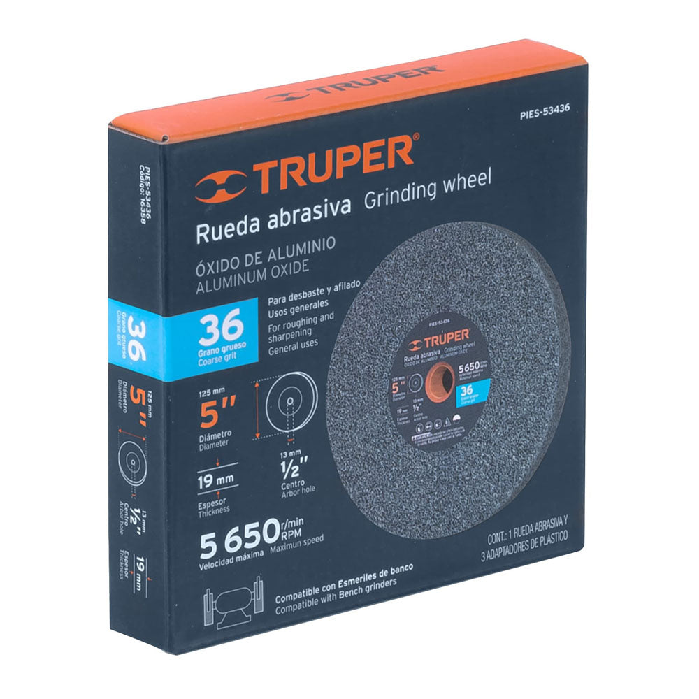 RUEDA ABRAS.5"TRU. PIES-53436