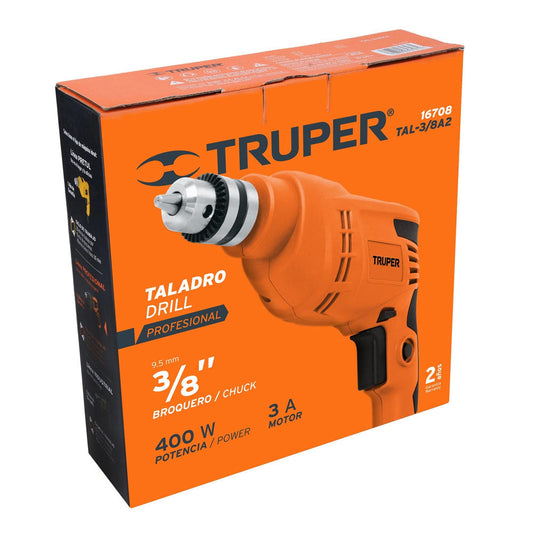 TALADRO 3/8 PROFESIONAK 380 W TAL-3/8A2