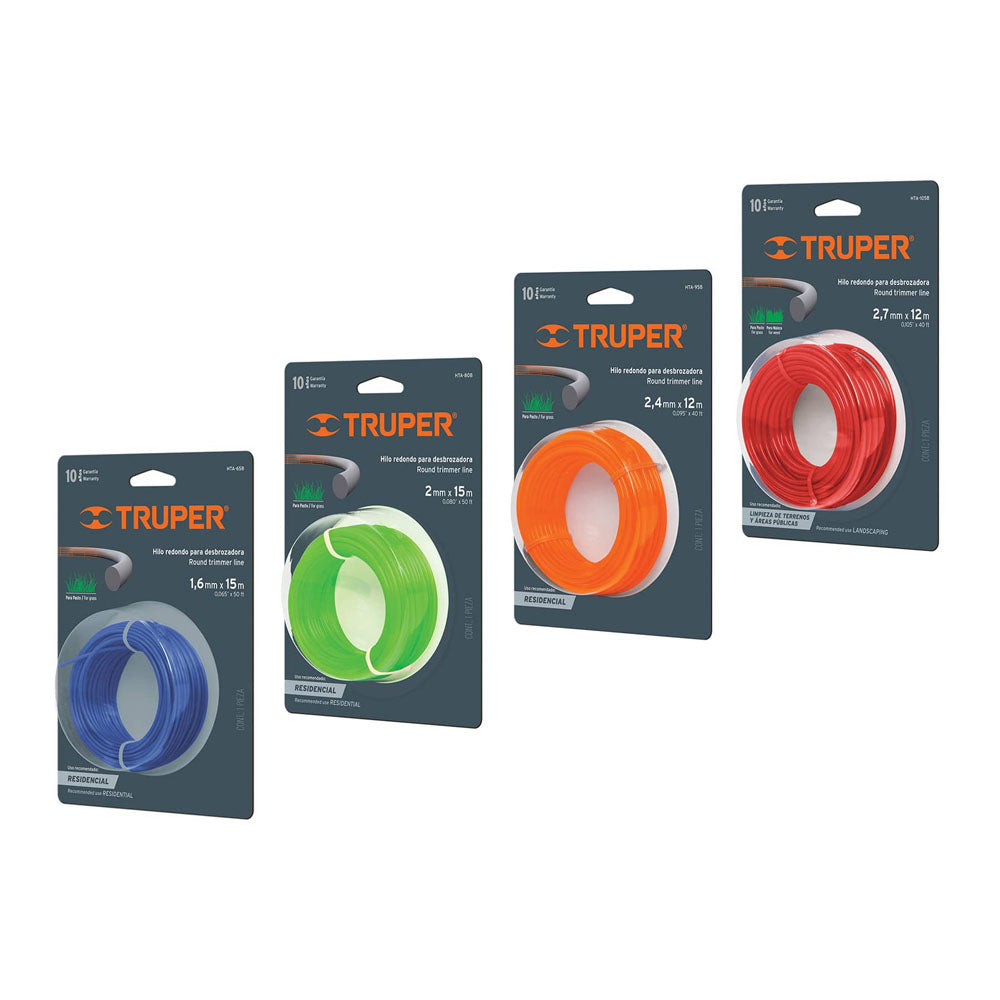 HILO REDONDO PARA DESBROZADORA 15 LARGO 1.6 MM HTA-65B