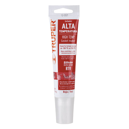 ALTE-R SILICON P/JUNTAS ALTA TEMP. ROJO 85 GRS.