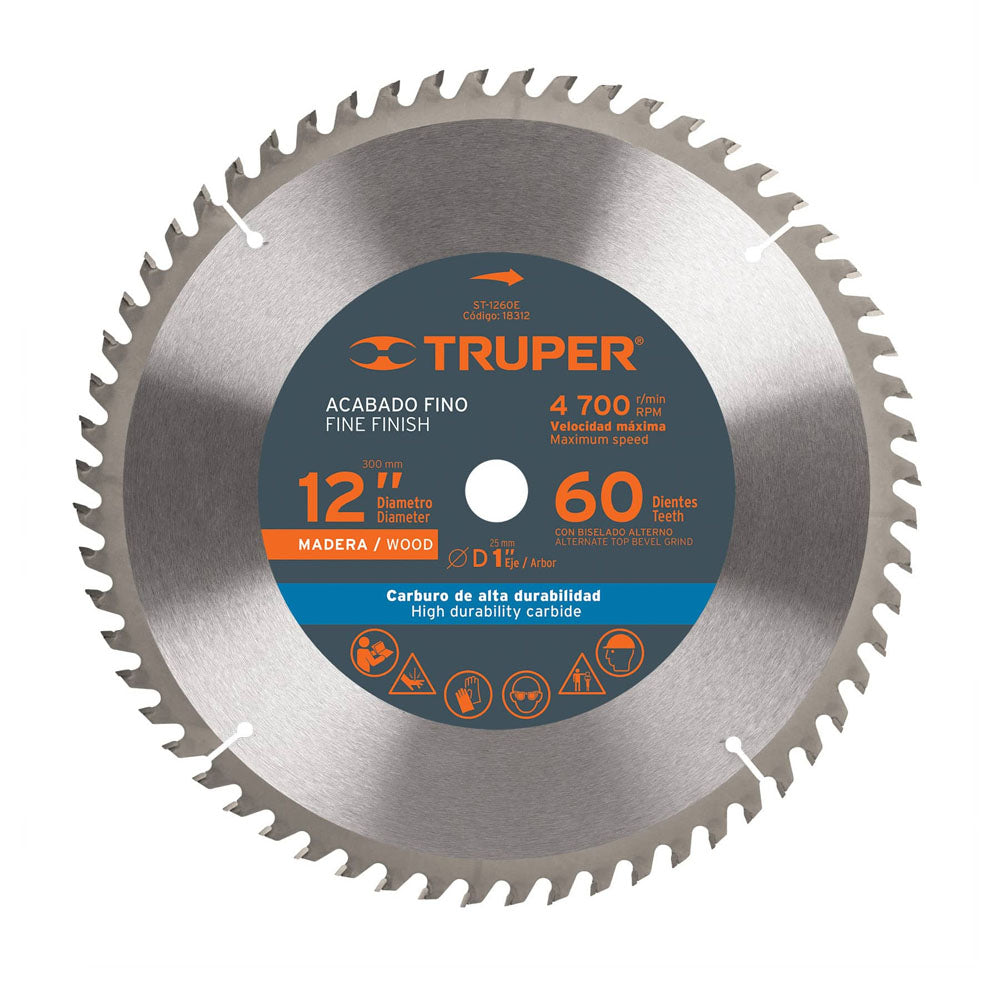 SIERRA CIRCULR P/MADERA 12" 40 DIENTES