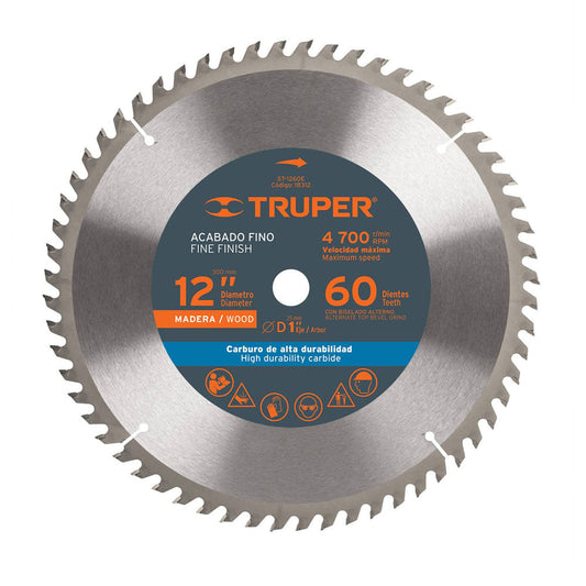 SIERRA CIRCULR P/MADERA 12" 40 DIENTES