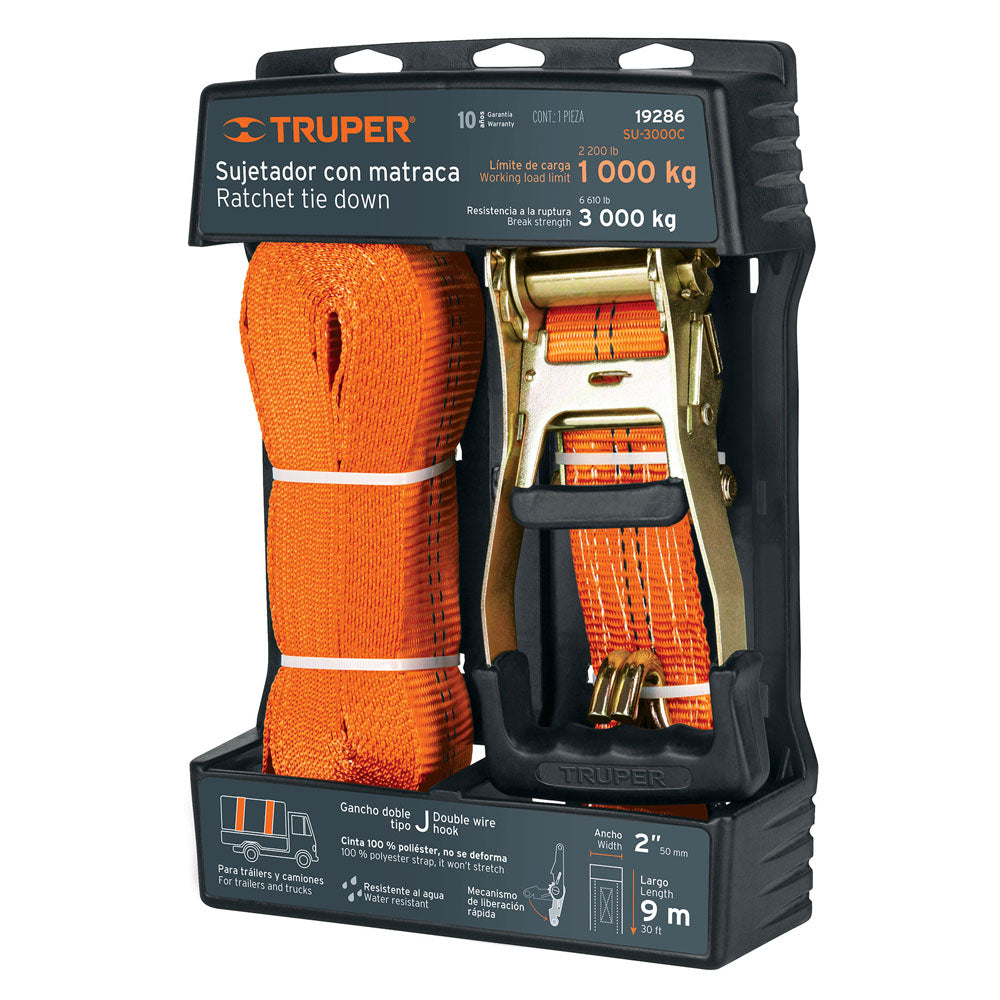 SET SUJETADOR 3000 KGS C/MATRACA