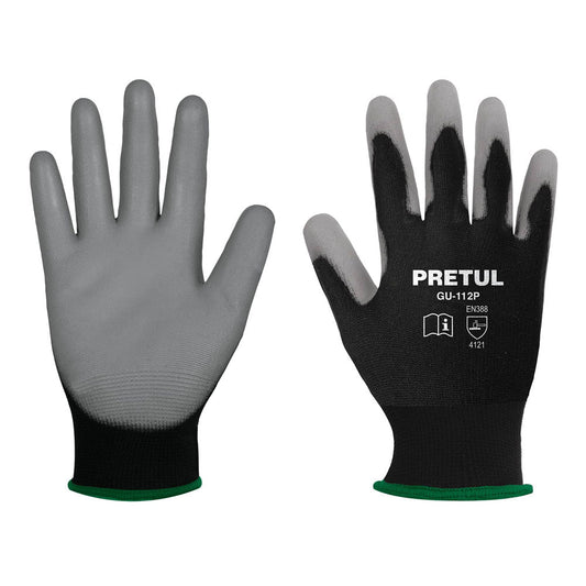 GUANTES DE NYLON RECUBIERTOS DE POLIURETANO, CH, PRETUL