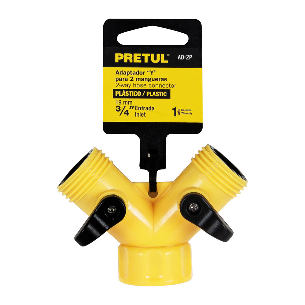 ADAPTADOR "Y" PLAST.PROTUL AD-2P