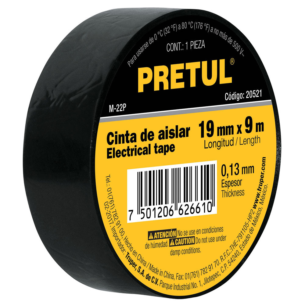 CINTA AISLAR PRETUL M-33P