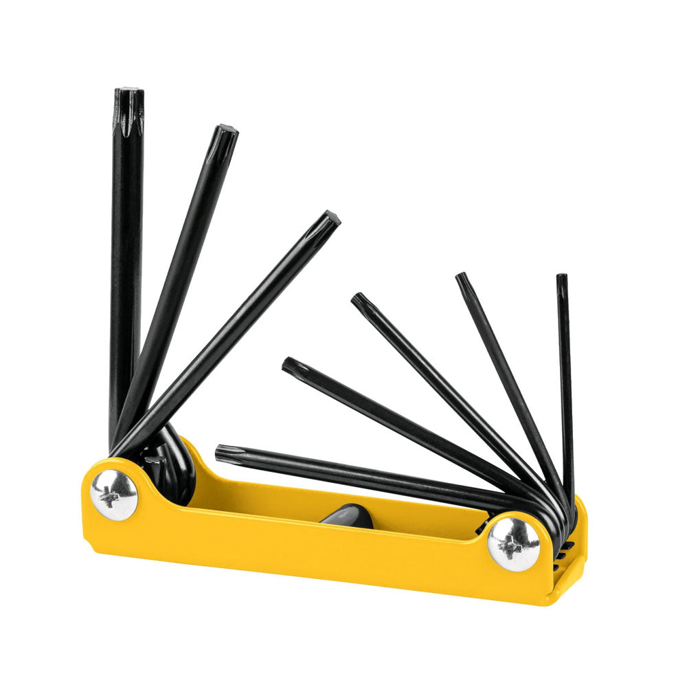 JUEGO 8 LLAVES TORX, TIPO NAVAJA, PRETUL