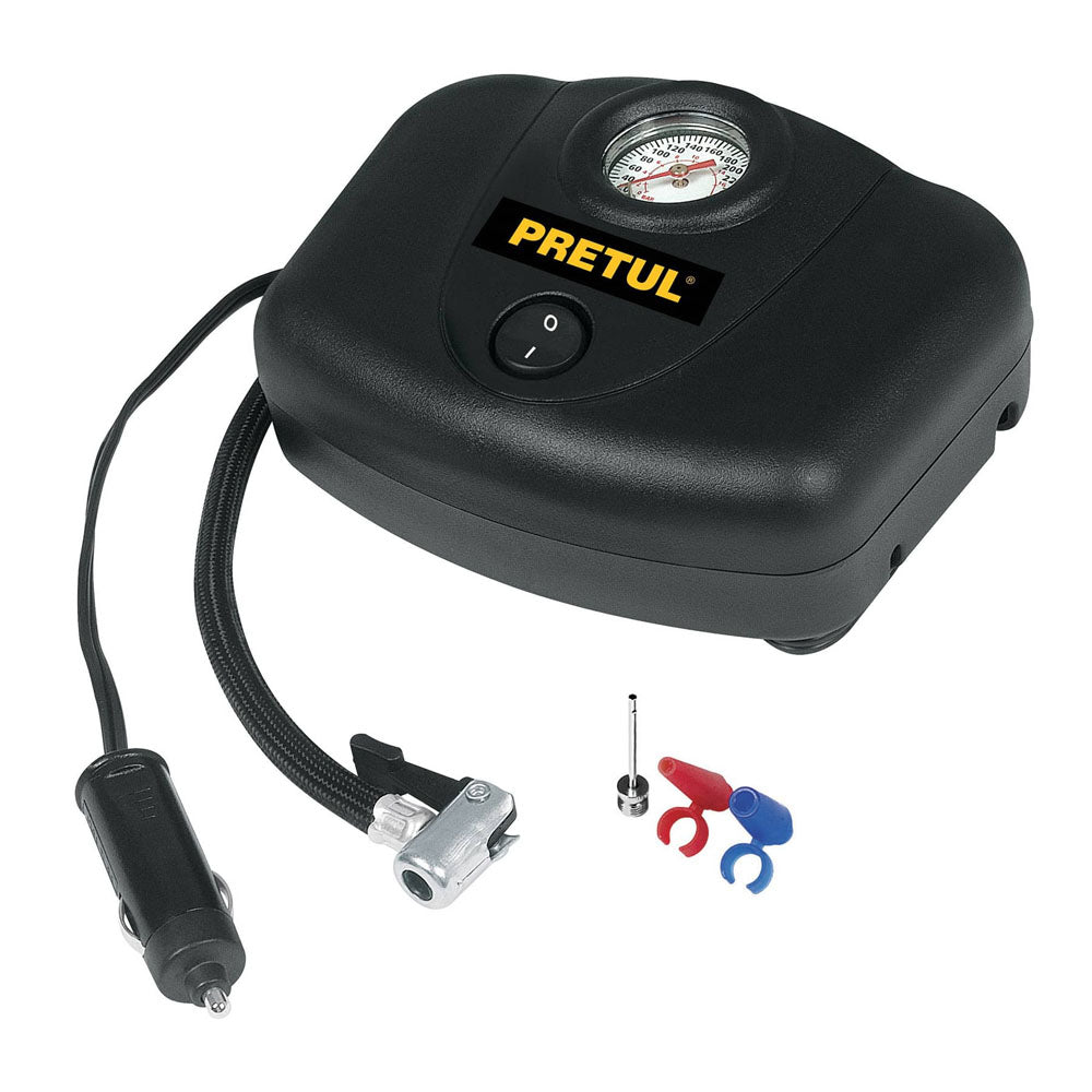 COMPRESOR DE AIRE 12VOLTS 17LTS PRETUL COMP-12P