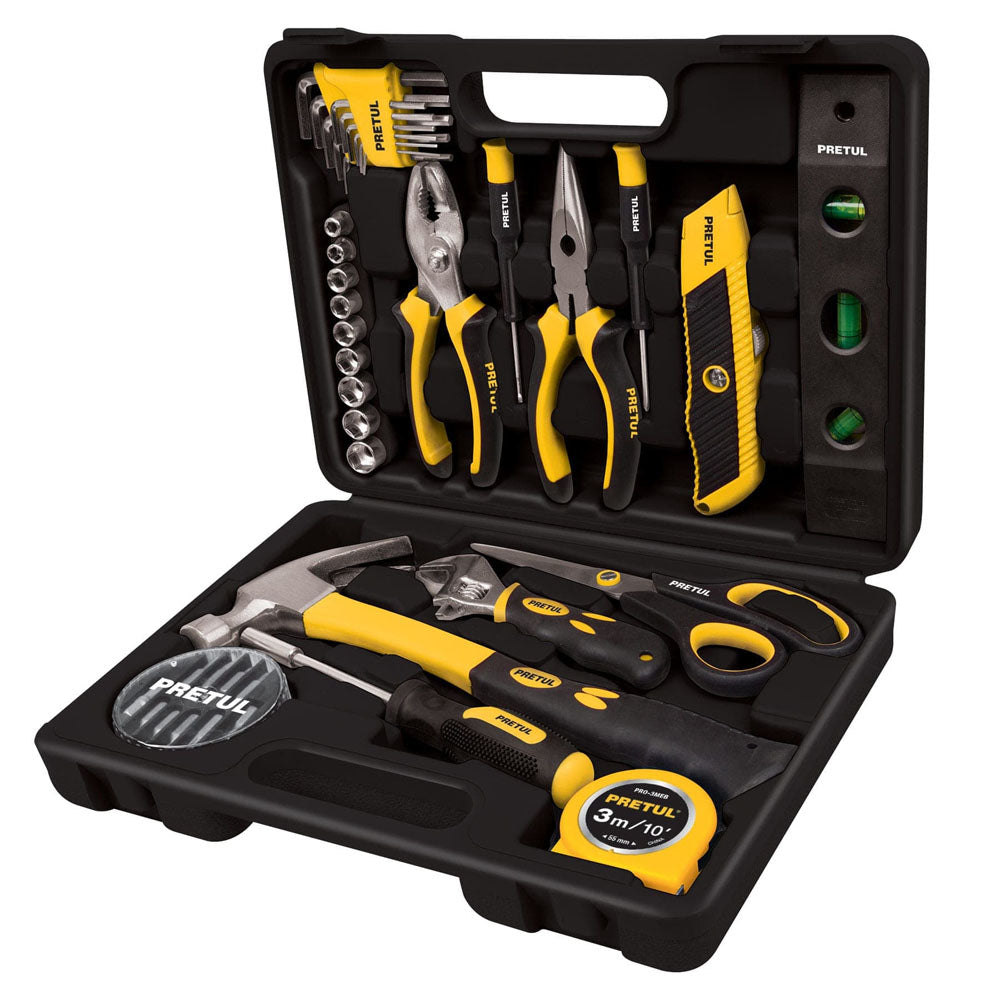 SET DE HERRAMIENTAS, 42 PIEZAS, PRETUL