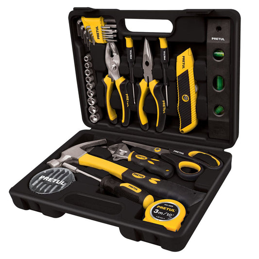 SET DE HERRAMIENTAS, 42 PIEZAS, PRETUL