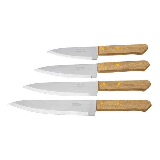 CUCHILLO DE CHEF, MANGO MADERA, 5'