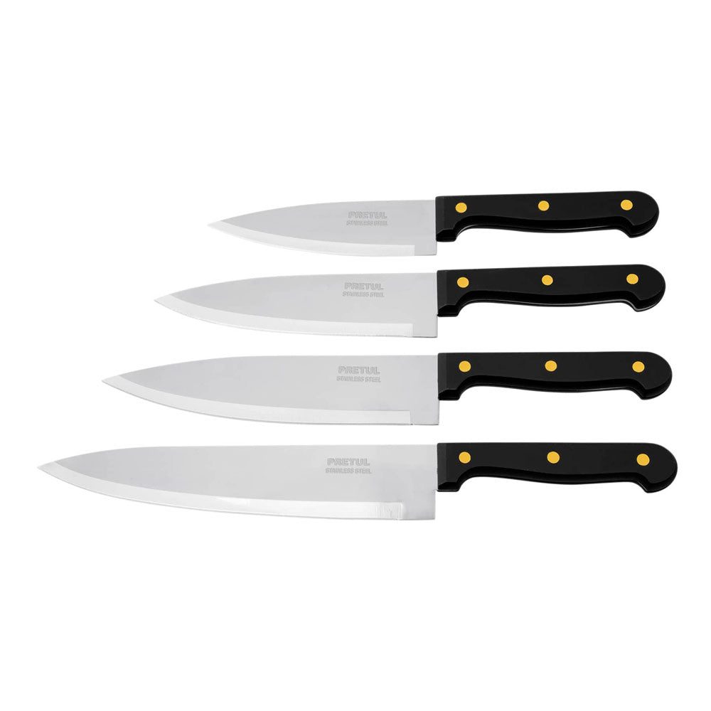 CUCHILLO DE CHEF, MANGO PLÁSTICO, 8'
