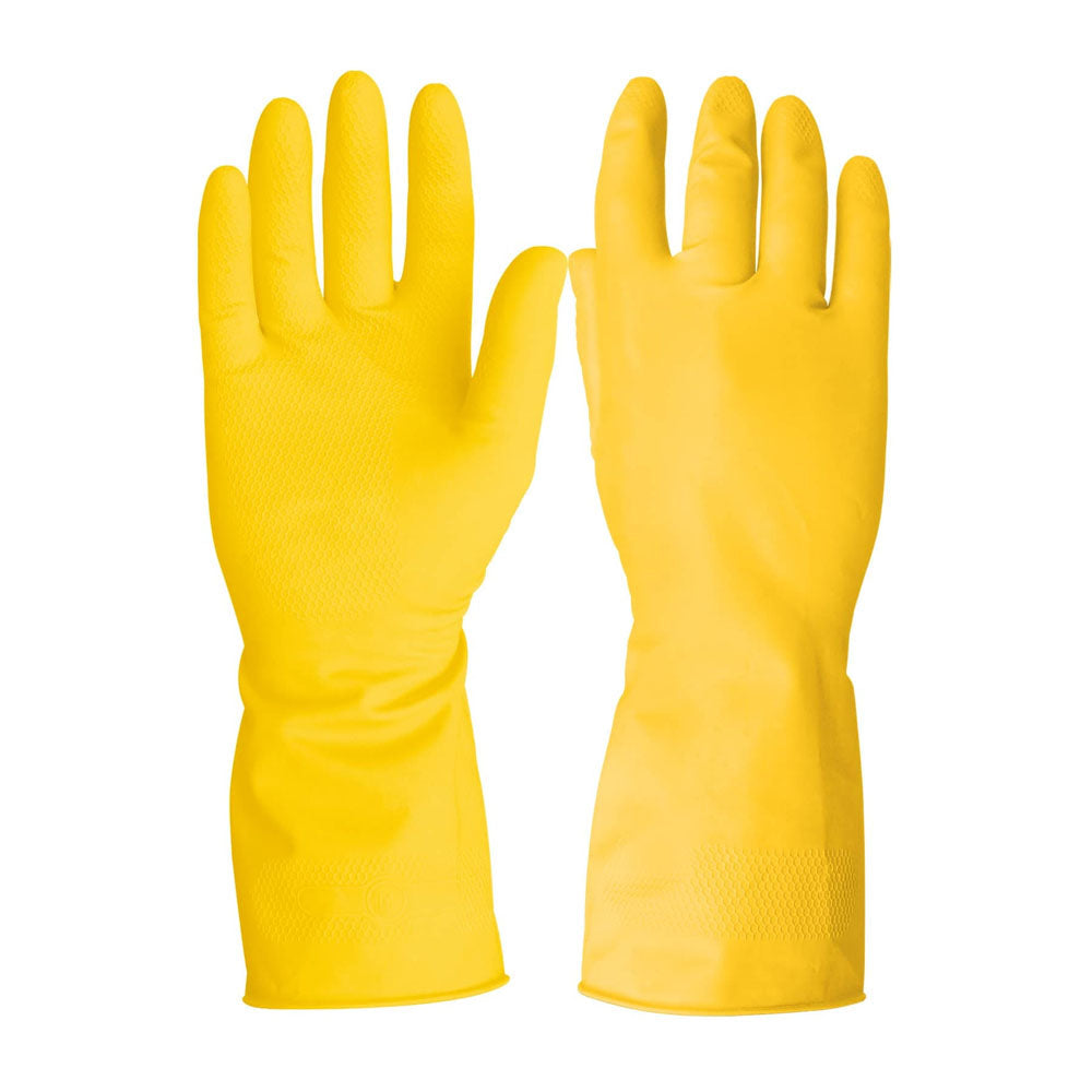 GUANTES LÁTEX, LIMPIEZA, MEDIANOS, PRETUL