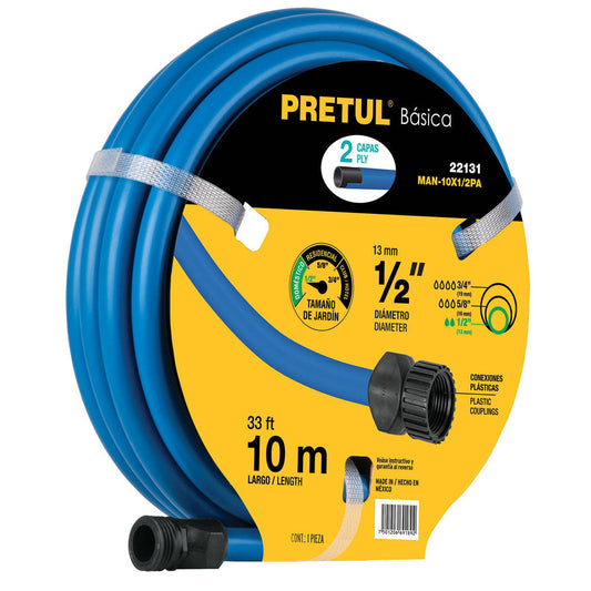 MANGUERA 15 M 1/2 CONEXIONES PLASTICAS MAN-15X1/2PA