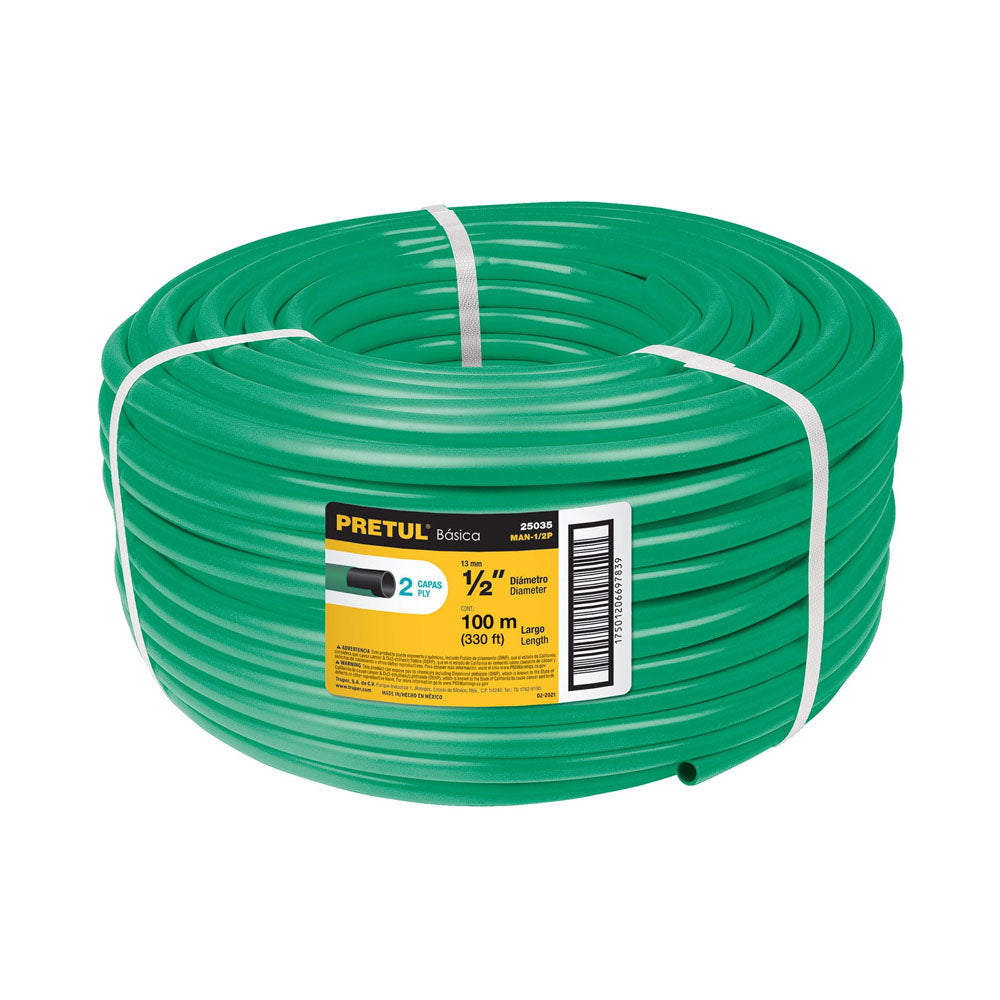 MANGUERA 1/2" PRETUL MAN-1/2P R100 MTS