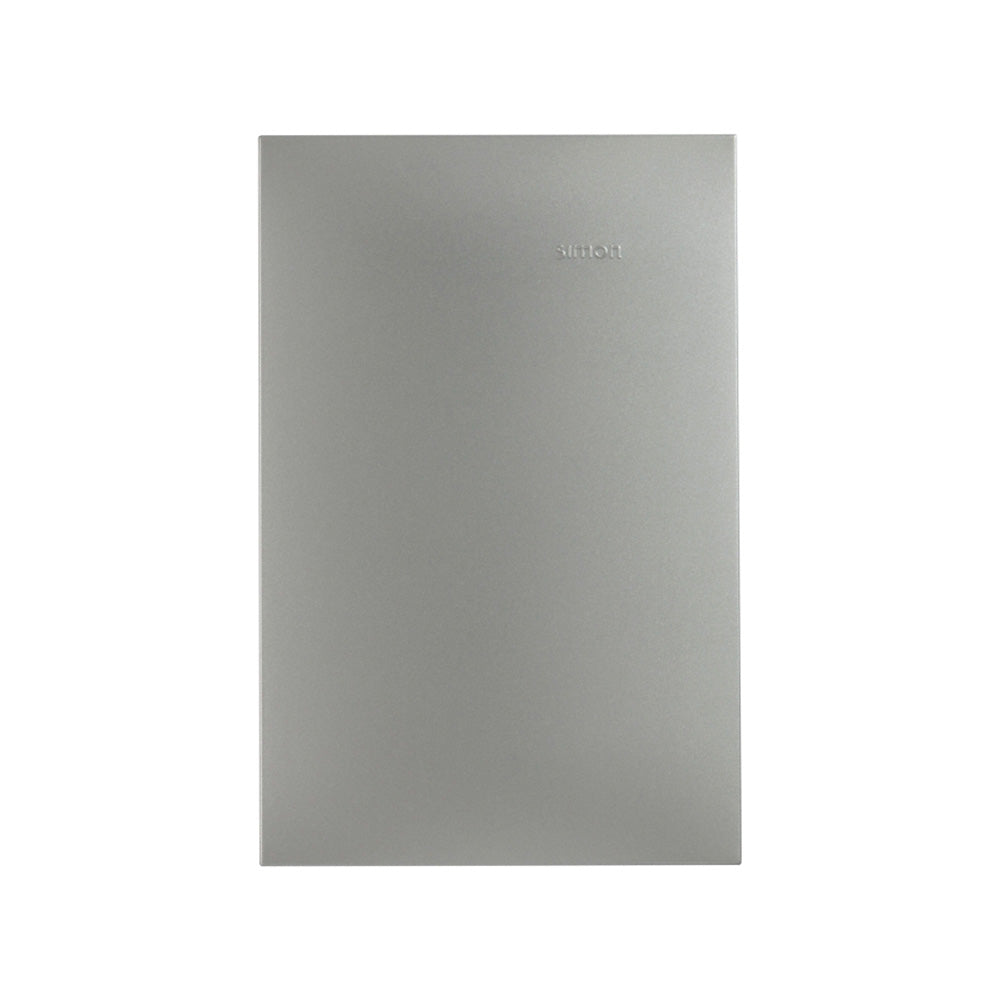 PLACA CIEGA S25 ALUMINIO MATE S/CHASIS