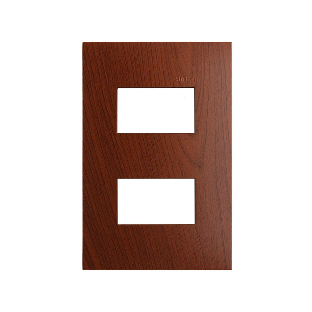 PLACA MADERA MERBAU 2V SIMON