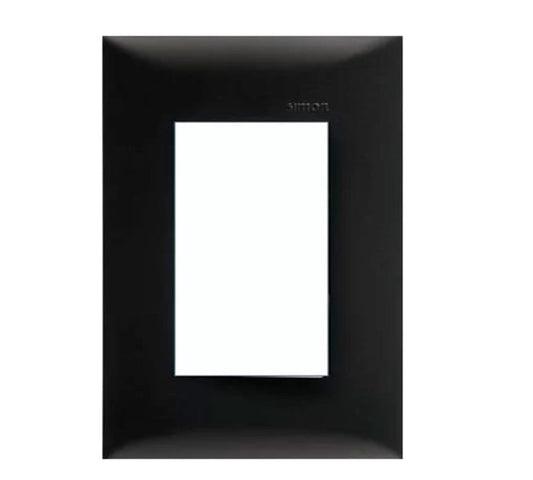 PLACA 3MOD S25 NEGRO EBANO S/CHASIS