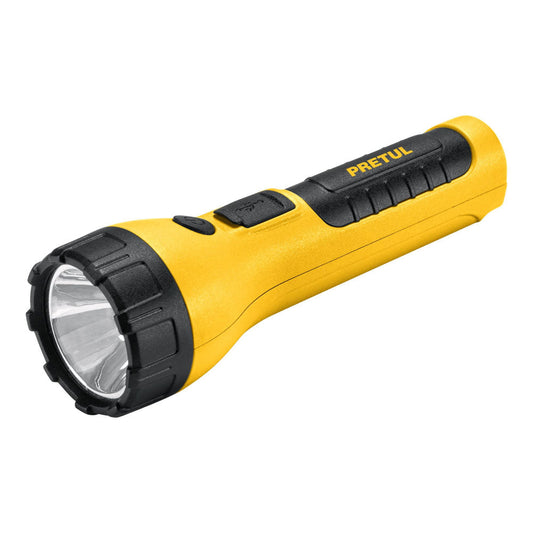LINTERNA PLASTICA RECARGABLE LED 180 LUMENES